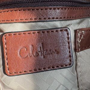 Chestnut Leather Men's Satchel